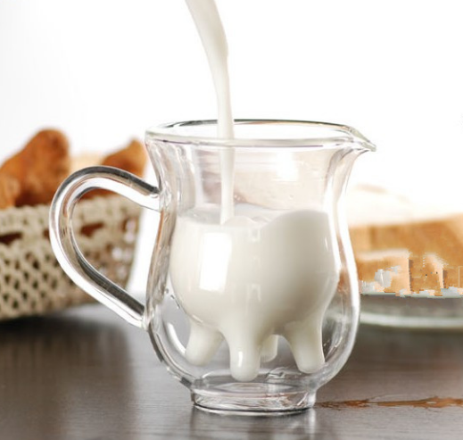 Double Layer Glass Cup - Creative Insulated Milk/Coffee