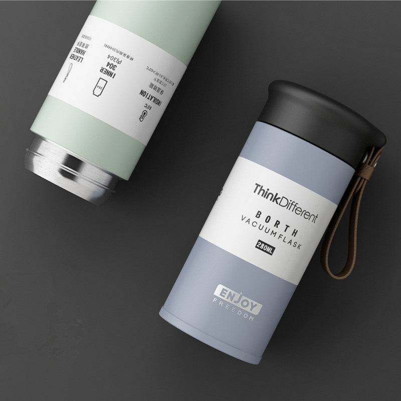 304 Stainless Steel Insulated Travel Mug, 280ml