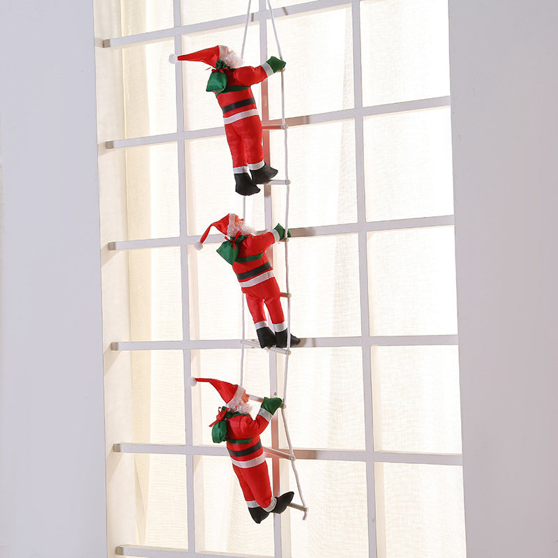 Cross-Border Christmas Santa Climbing Decoration Prop