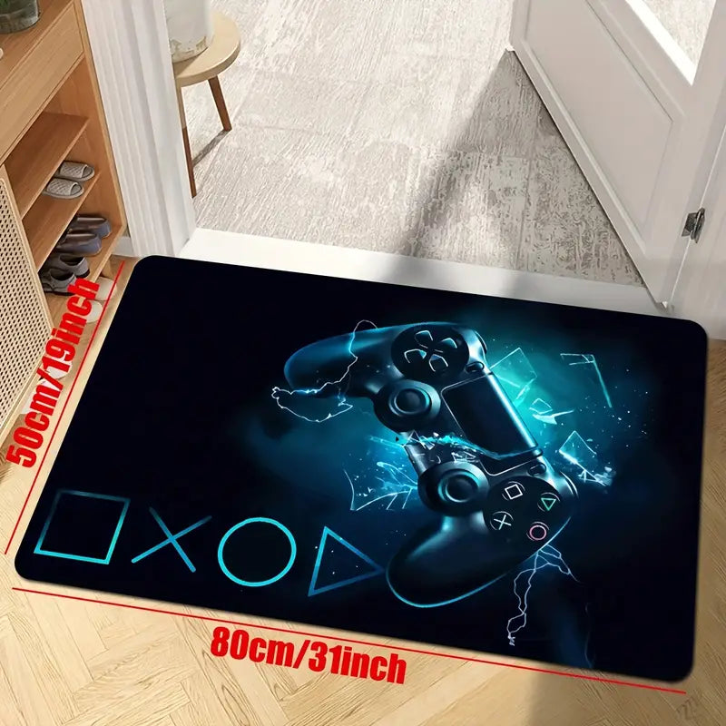 Cartoon 3D Game Zone Floor Mat for Living Room Decor