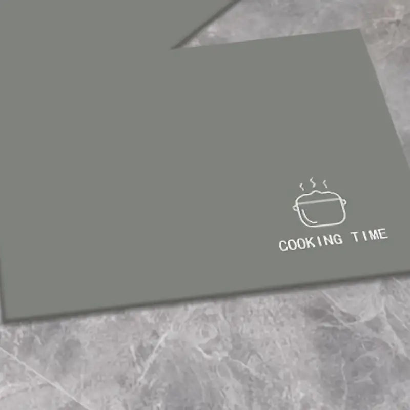 Grey Non-slip Kitchen Floor Mat (1pc, 19.6x31.5in)