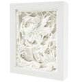 Creative Paper Cut Light with 3D Frame for Gifts