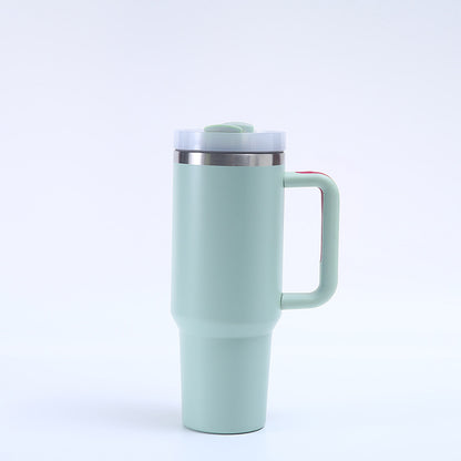 1200ML Insulated Travel Mug with Handle and Straw