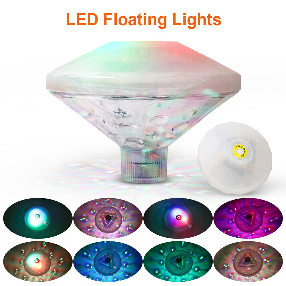 LED Floating Pool Light, RGB Bathtub Light for Babies
