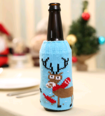 Christmas Wine Bottle Covers