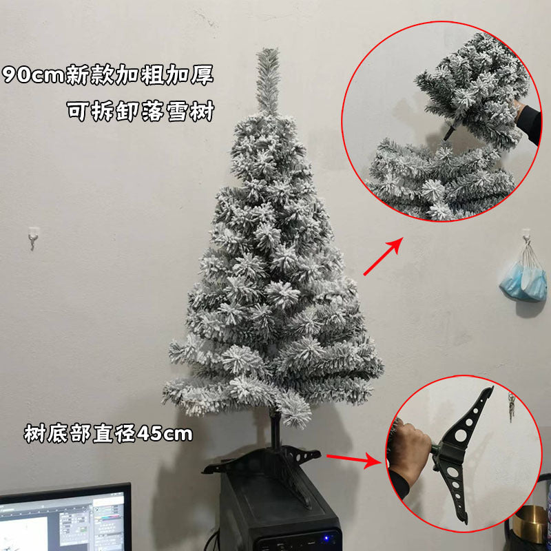 High-Quality White Artificial Snow Christmas Tree