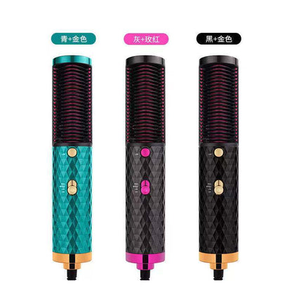New Ionic Hair Straightening Brush and Curler Combo