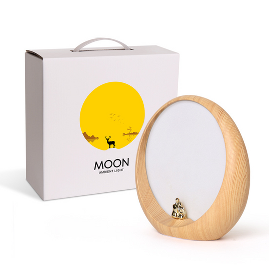 Modern Moon-Shaped LED Table Lamp for Bedroom and Living Room, Realistic Lunar Surface Night Light, Aesthetic Decorative Moon Lamp for Bedside Nightstands, Cozy Ambient Lighting, Space-Themed Home Decor, Romantic Interior Illumination, and Unique Astronom