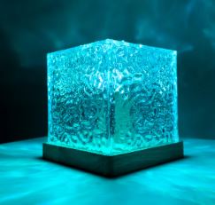 Light And Shadow Ambience Light Rotating Water Wave Lamp