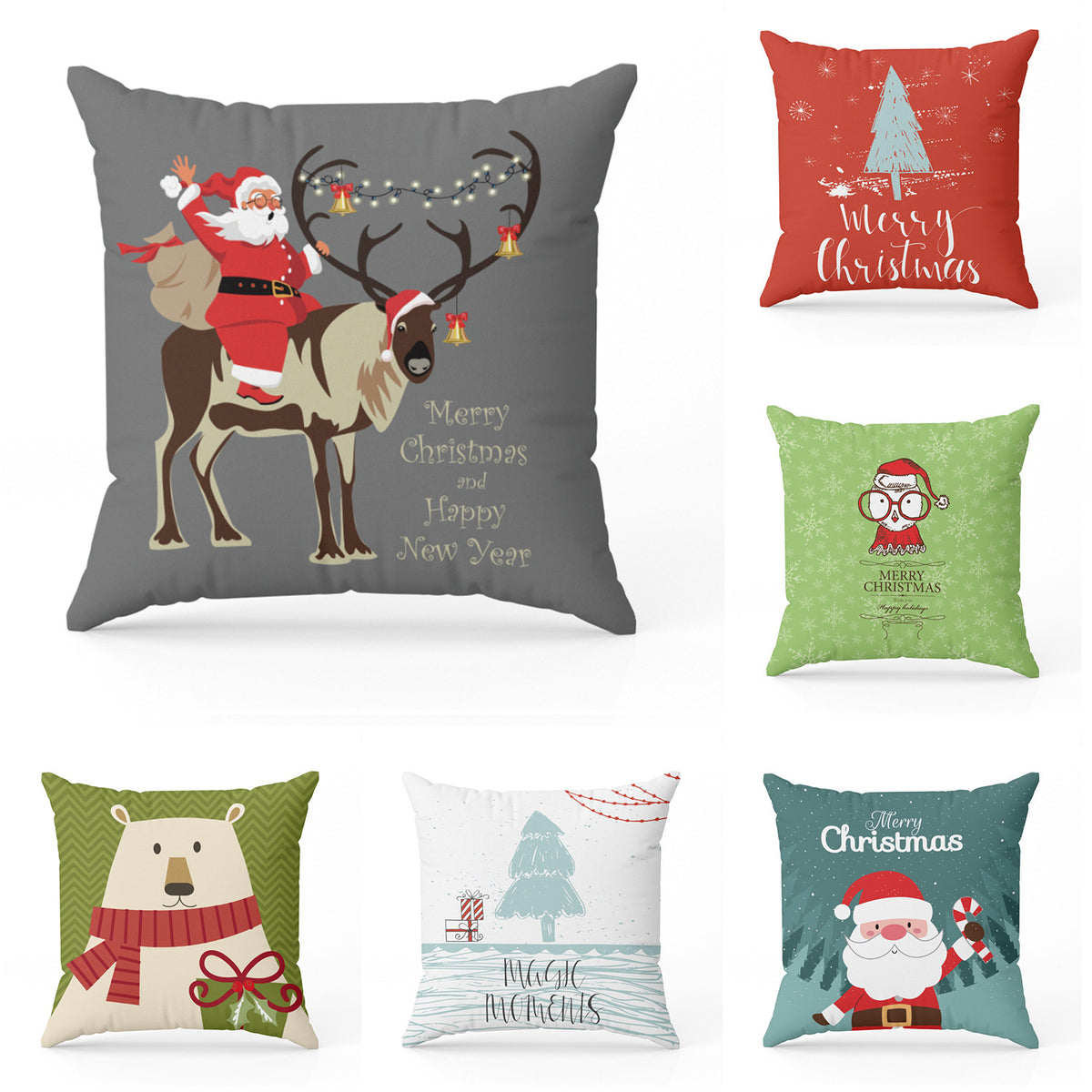 New Christmas Pillow Cover for Sofa - Tree Design
