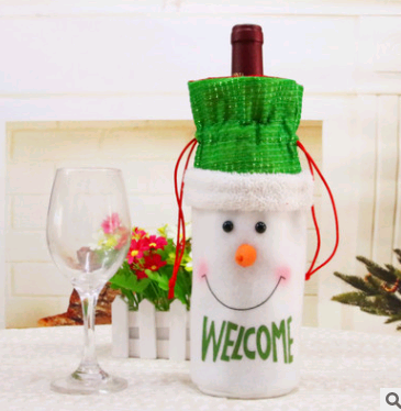 Christmas Wine Bottle Covers
