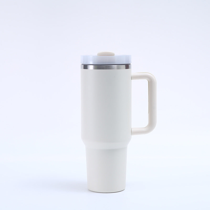 1200ML Insulated Travel Mug with Handle and Straw