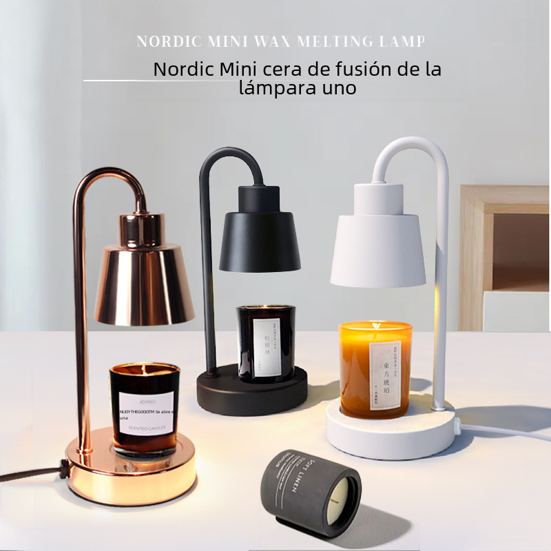 Mini Retro Aroma Wax Melter Lamp with Romantic Design