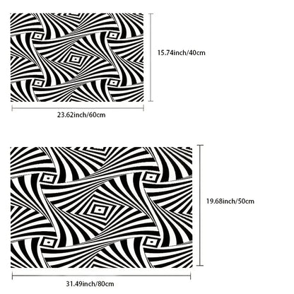 3D Pattern Glare Effect Carpet for Living Room/Bedroom