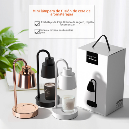Mini Retro Aroma Wax Melter Lamp with Romantic Design