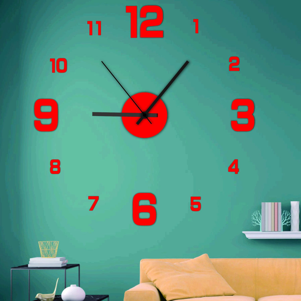 Modern Creative Quartz Wall Clock for Living Room