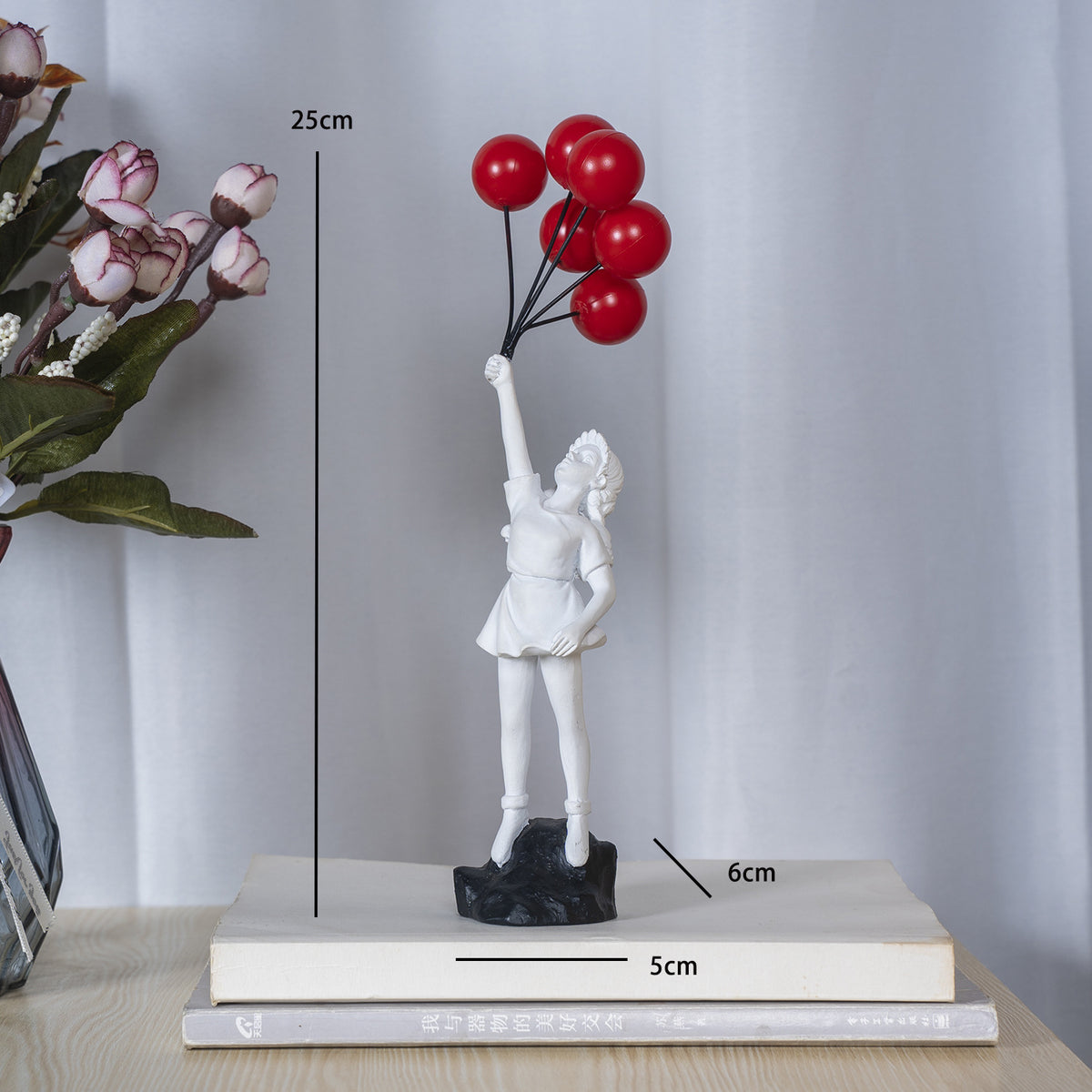 Banksy Balloon Girl Resin Decor for Home & Office
