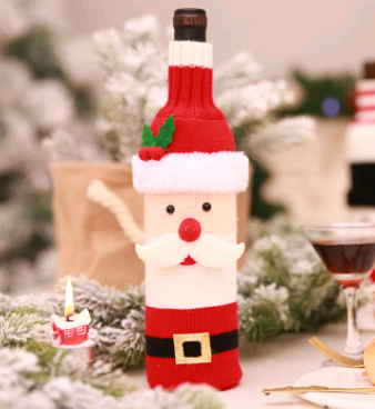 Christmas Wine Bottle Covers