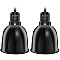 ReptiKing Reptile Light Fixture 2-Pack 5.5 Deep Dome for Reptile Light/Heat Lamp/UVB Light 5.5 Inch Light Reflector Dome