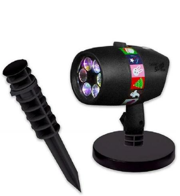 Card Slot Projector Light, Snowflake Laser Light, Waterproof Lawn Light