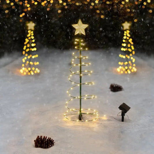 Christmas Tree Decoration Outdoor Courtyard Lighting, Premium Decorative LED Holiday Lights for Garden, Patio, Backyard, Front Porch, Landscape Illumination, Festive Christmas Displays, and Elegant Outdoor Home Decor