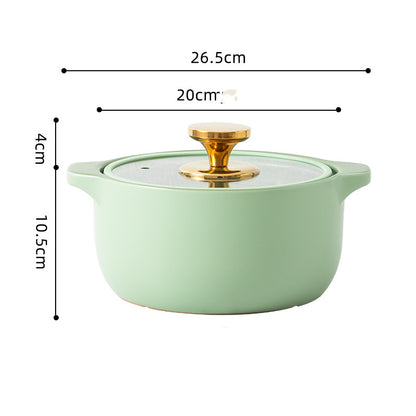 Ceramic Gas Multi-Purpose Soup Pot for Household Use