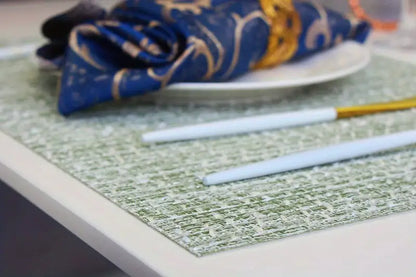 4 PVC Table Mats - Washable, Waterproof, Non-Slip