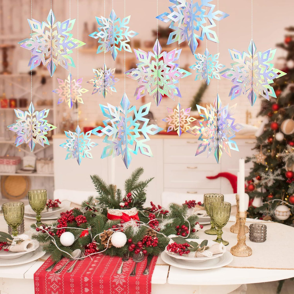 Christmas Snowflake Hanging Decoration for Parties