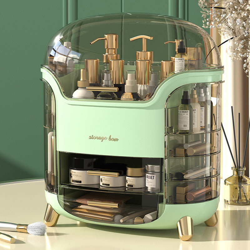 Transparent Makeup Organizer Box for Home Use