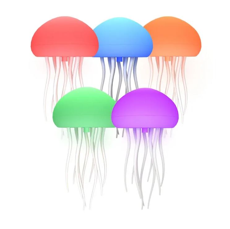 Jellyfish Mood Lamp LED Jellyfish Night Light Portable Jellyfish Lamp Jellyfish Decorations Smart Table Lamp For Bedside Desk
