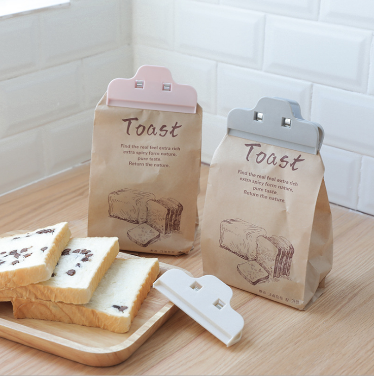 Kitchen Snack Sealer Clips, Strong Plastic Bag Sealer