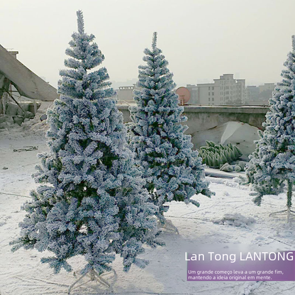 High-Quality White Artificial Snow Christmas Tree