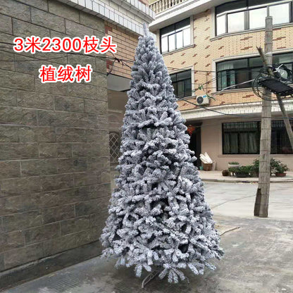 High-Quality White Artificial Snow Christmas Tree
