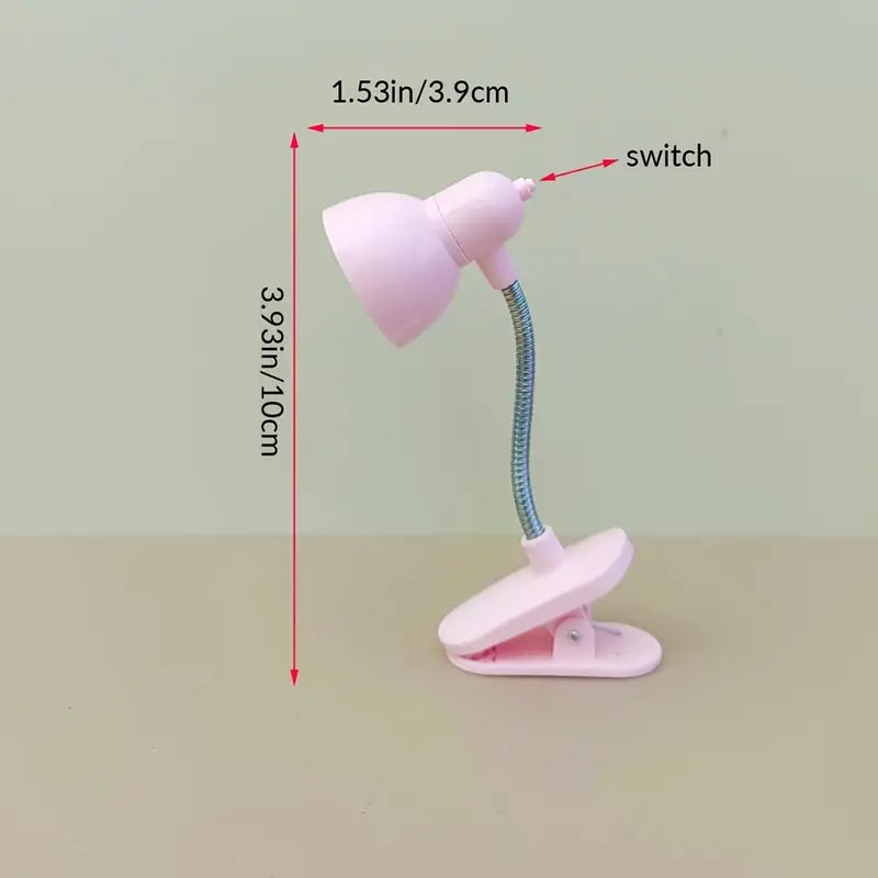 Mini Book Lamp: Eye Protection, Warm Light Clip Lamp