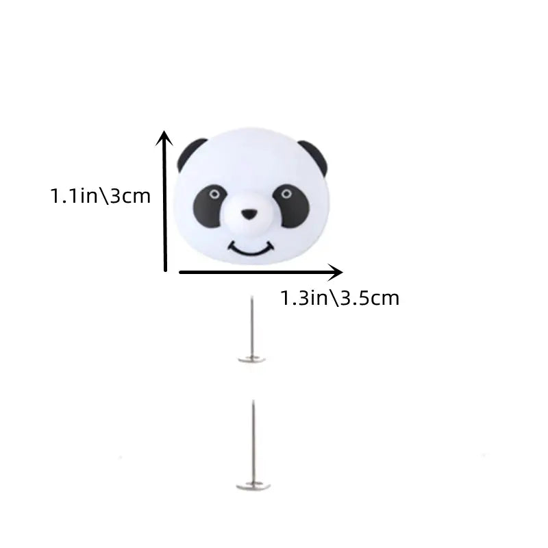 8pcs Cute Panda Non-Slip Duvet Cover Clips