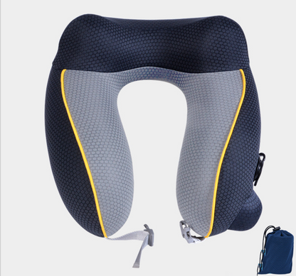 Inflatable U-Shaped Neck Travel Pillow