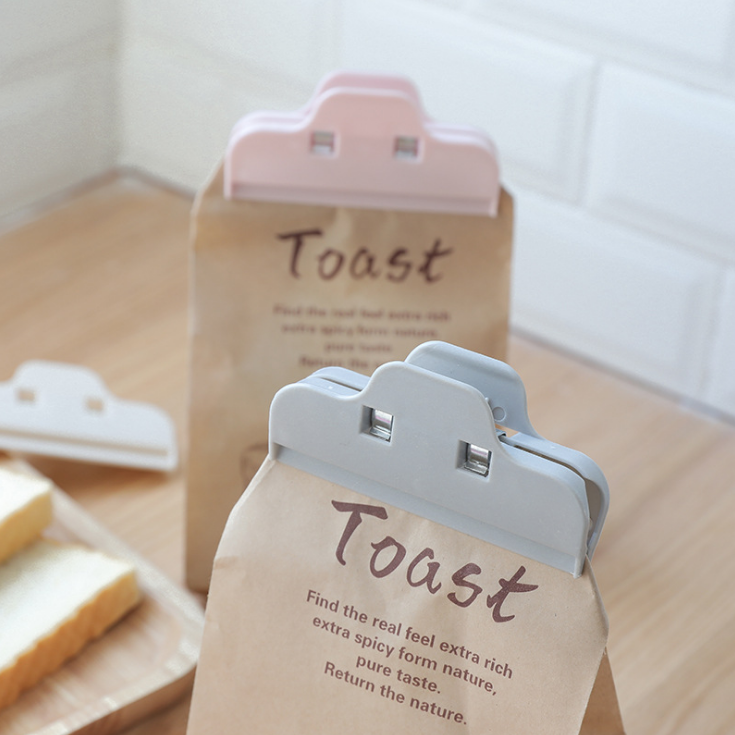 Kitchen Snack Sealer Clips, Strong Plastic Bag Sealer