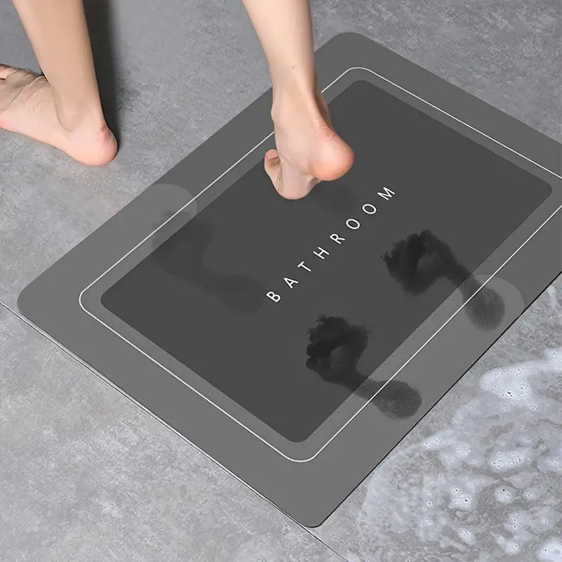Non-Slip Quick Dry Diatom Bath Mat for Bathroom 15.7" x 23.6"