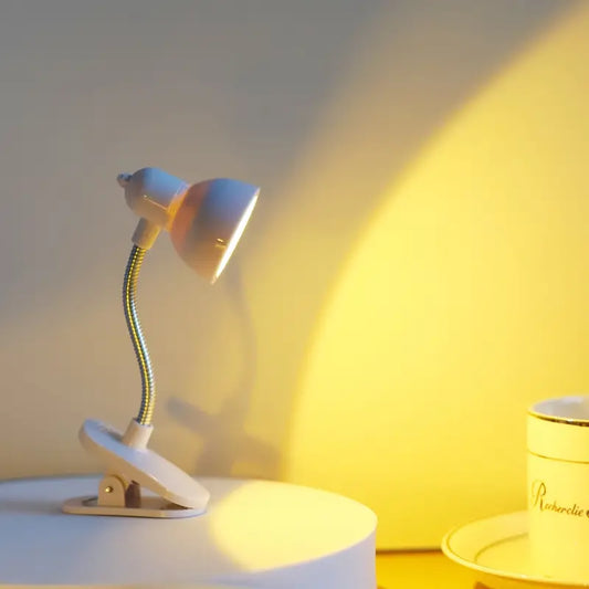 Mini Book Lamp: Eye Protection, Warm Light Clip Lamp