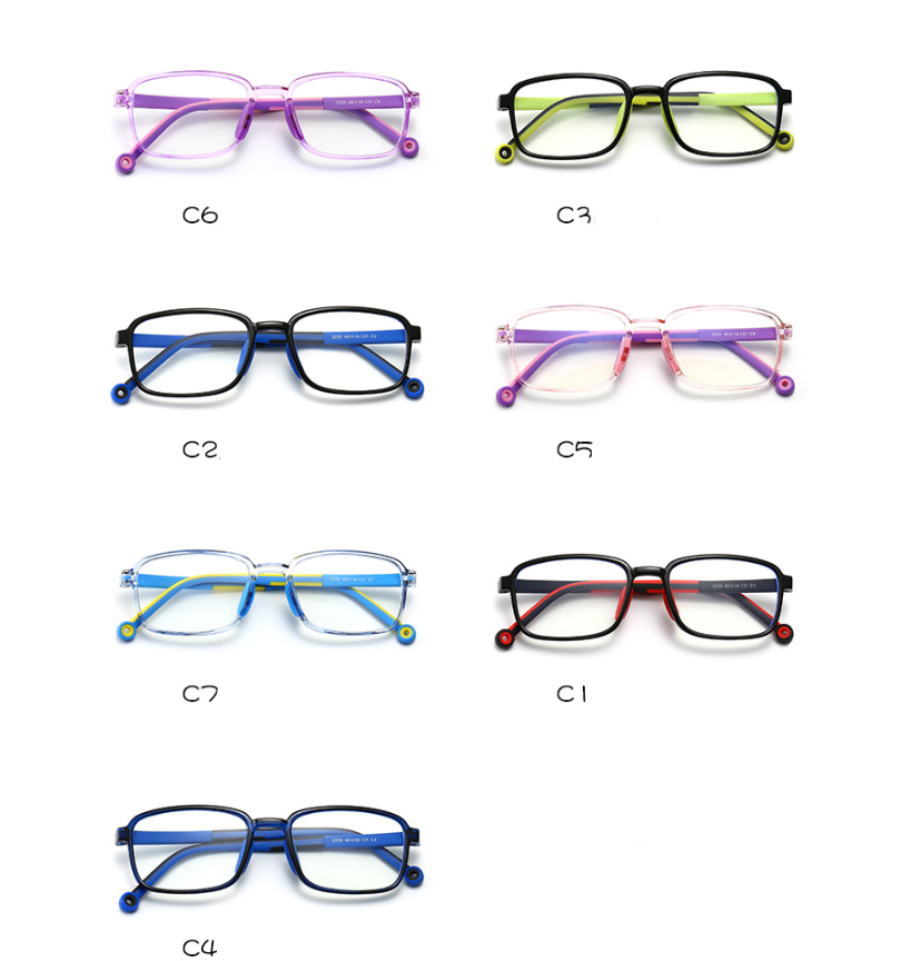 Two-Color Ultra-Light Blue Light Myopia Glasses Frame