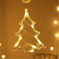 LED Christmas Star and Bell Suction Cup Lights