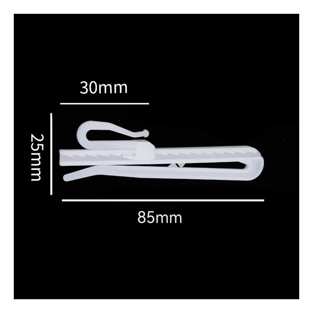 Adjustable Electric Curtain Track Plastic Hooks