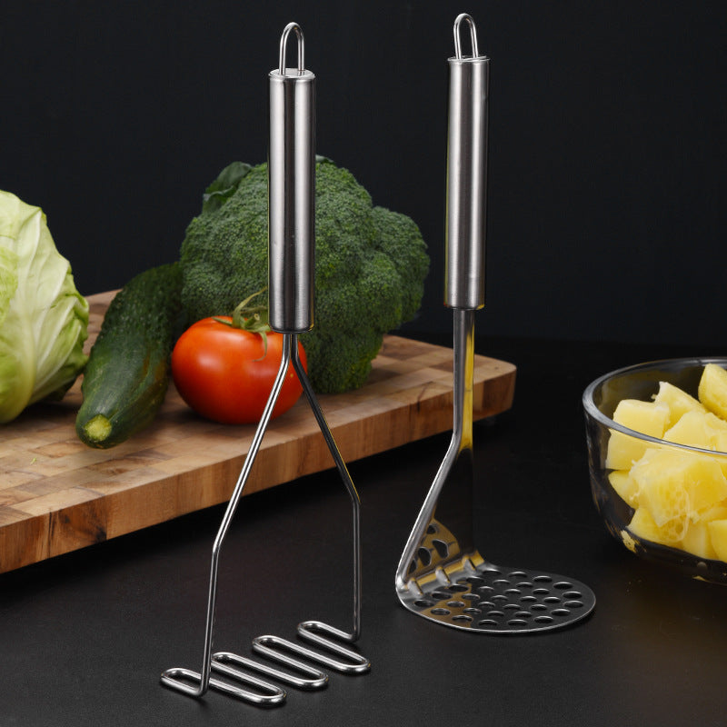 Wholesale Premium Stainless Steel Manual Potato Masher Tool for Effortless Food Preparation, Heavy-Duty Kitchen Mashing Utensil for Mashed Potatoes, Vegetables, Fruits, Homemade Baby Food, and Everyday Cooking