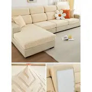 Solid Color Jacquard Stretch Sofa Cover - 1 Piece