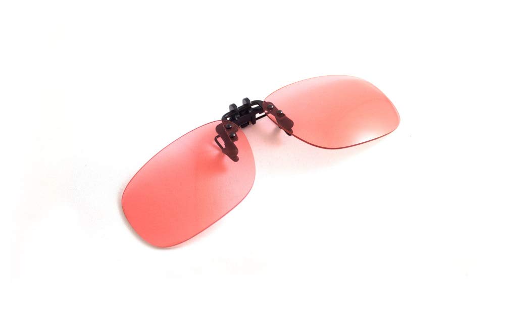 SomniLight FL-41 Light Sensitivity Lenses for Fluorescent light Blue Light and Migraines (Clip-on style)