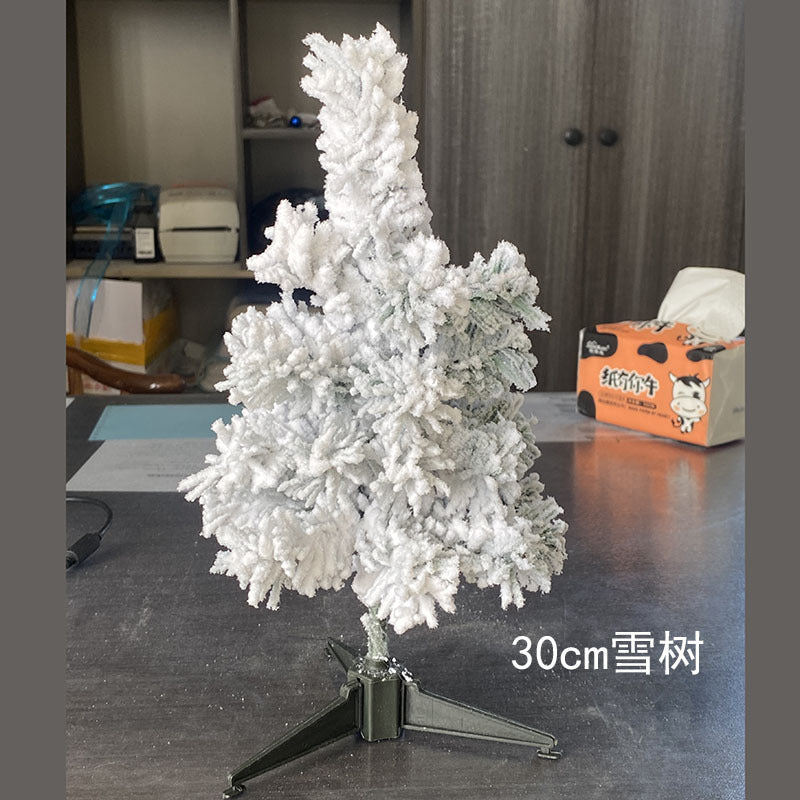 High-Quality White Artificial Snow Christmas Tree
