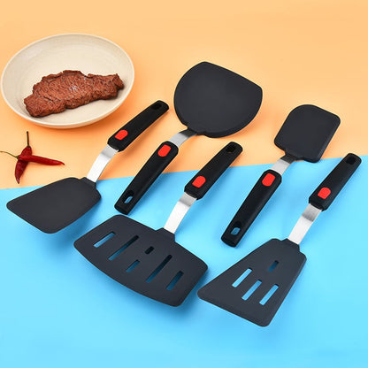 Silicone Cooking Utensils and Teppanyaki Spatula