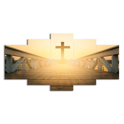 "Cross-Border Wall Art - Jesus Over Bridge Home Decor"
