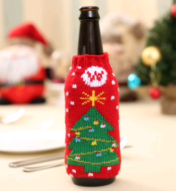 Christmas Wine Bottle Covers