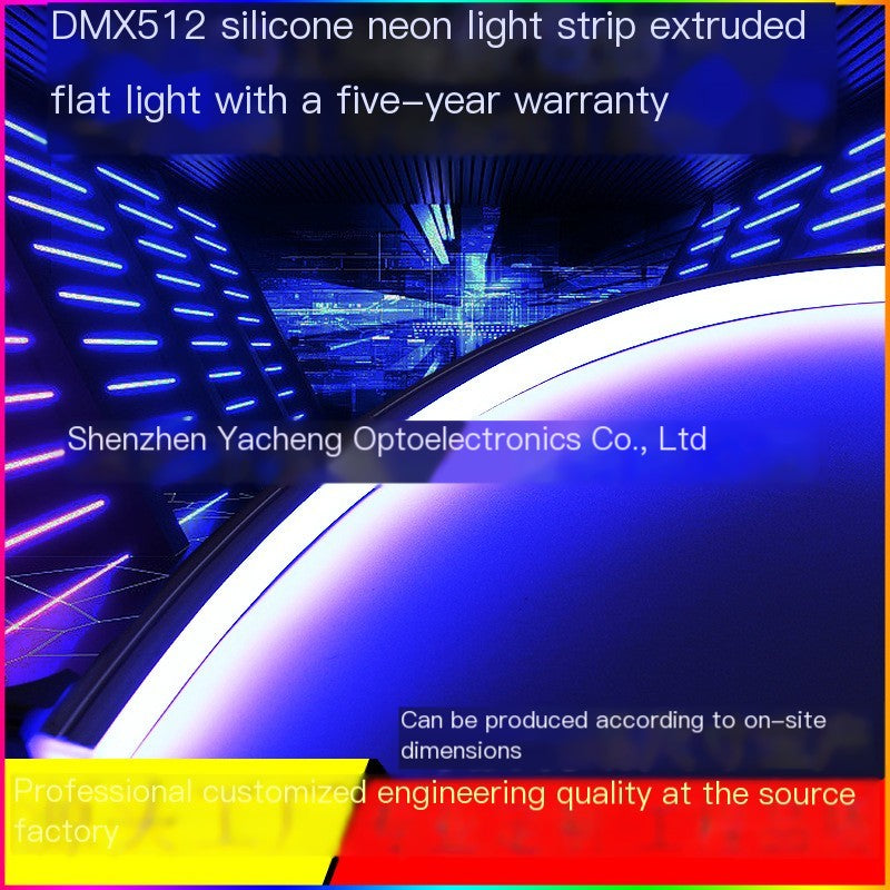 RGB LED Silicone Neon Strip for Outdoor Lighting